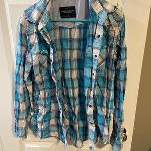 American Eagle button up